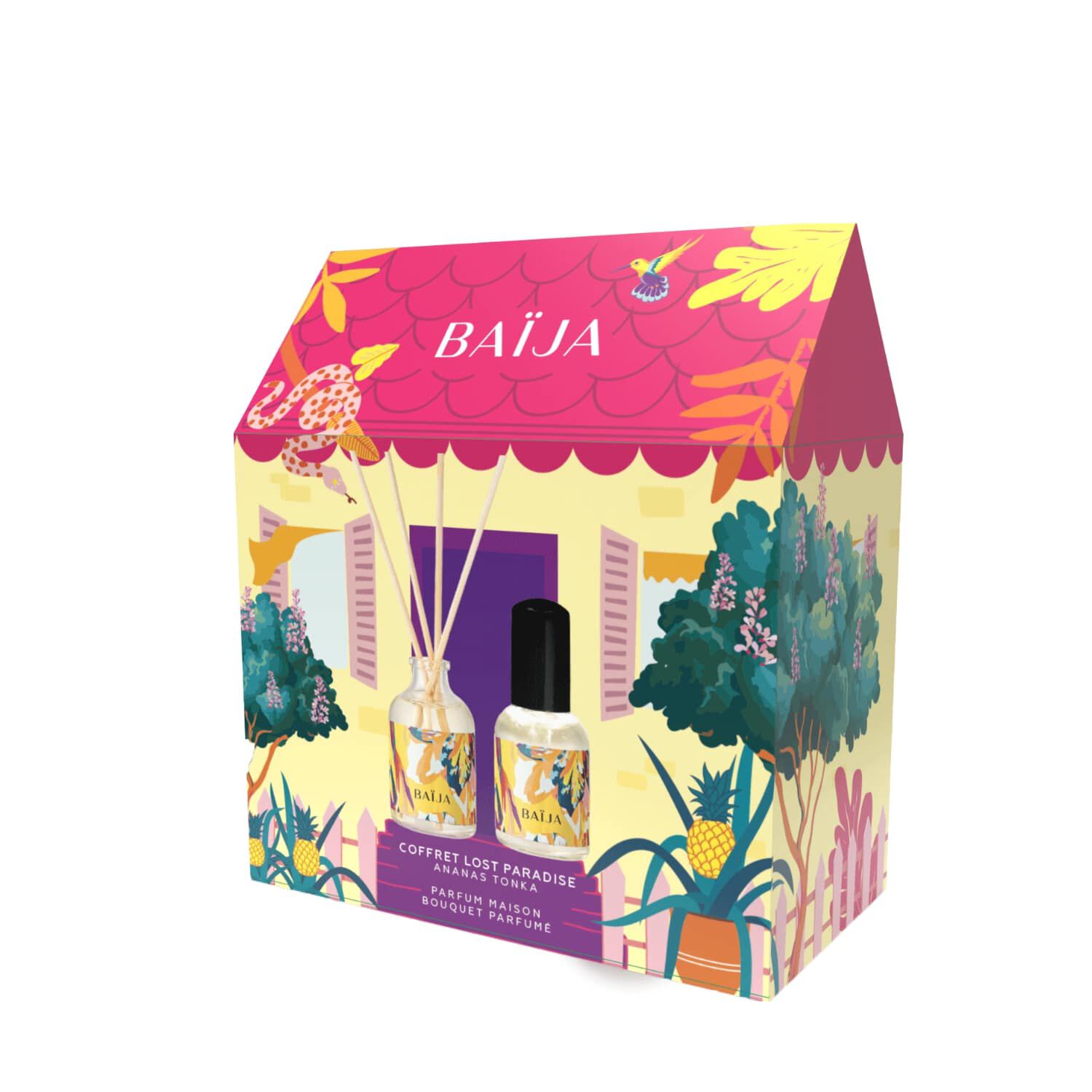 baïja Lost Paradise Coffret Parfum d'Intérieur 50 ml et Bouquet Parfumé 50 ml
