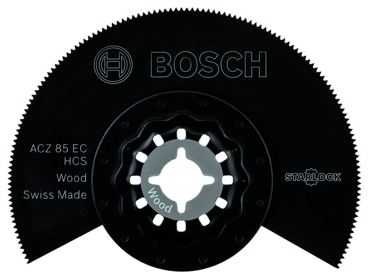 Bosch Blue Zubehör 2608661643 ACZ 85 EC HCS Segmentsägeblatt SL Holz 85 mm