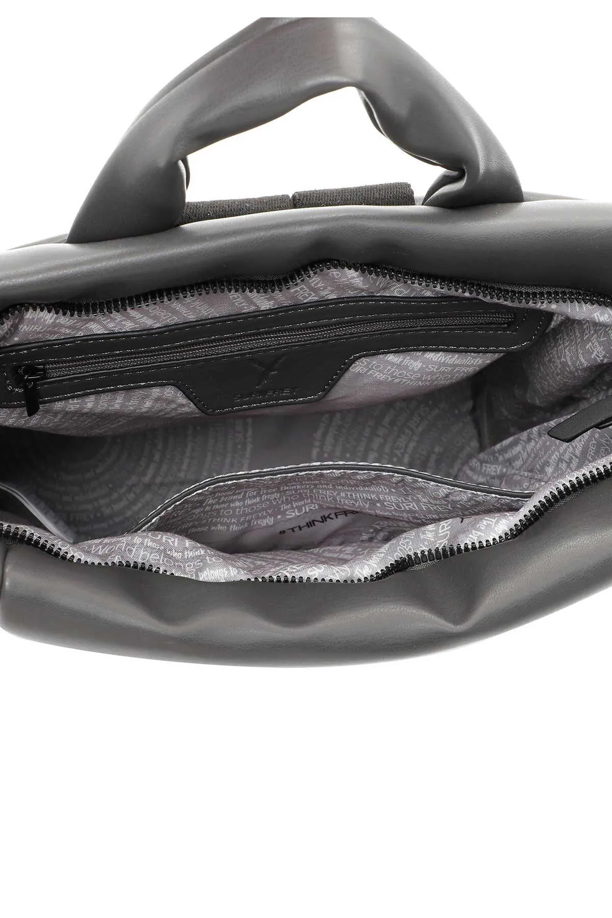 SURI FREY  Rucksack - Grau - Unifarben