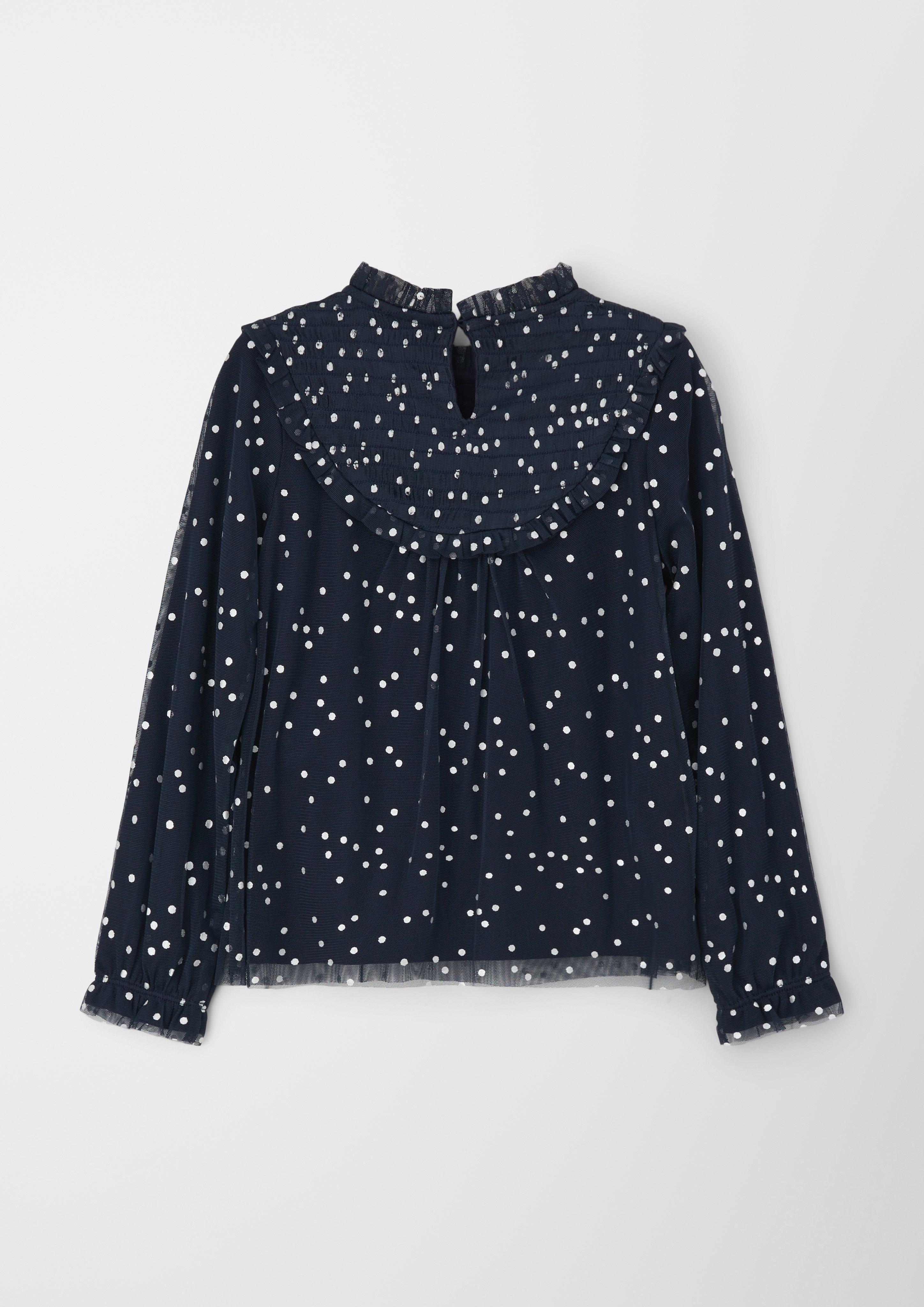 Bluse mit Smok-Details  2122684-59A4