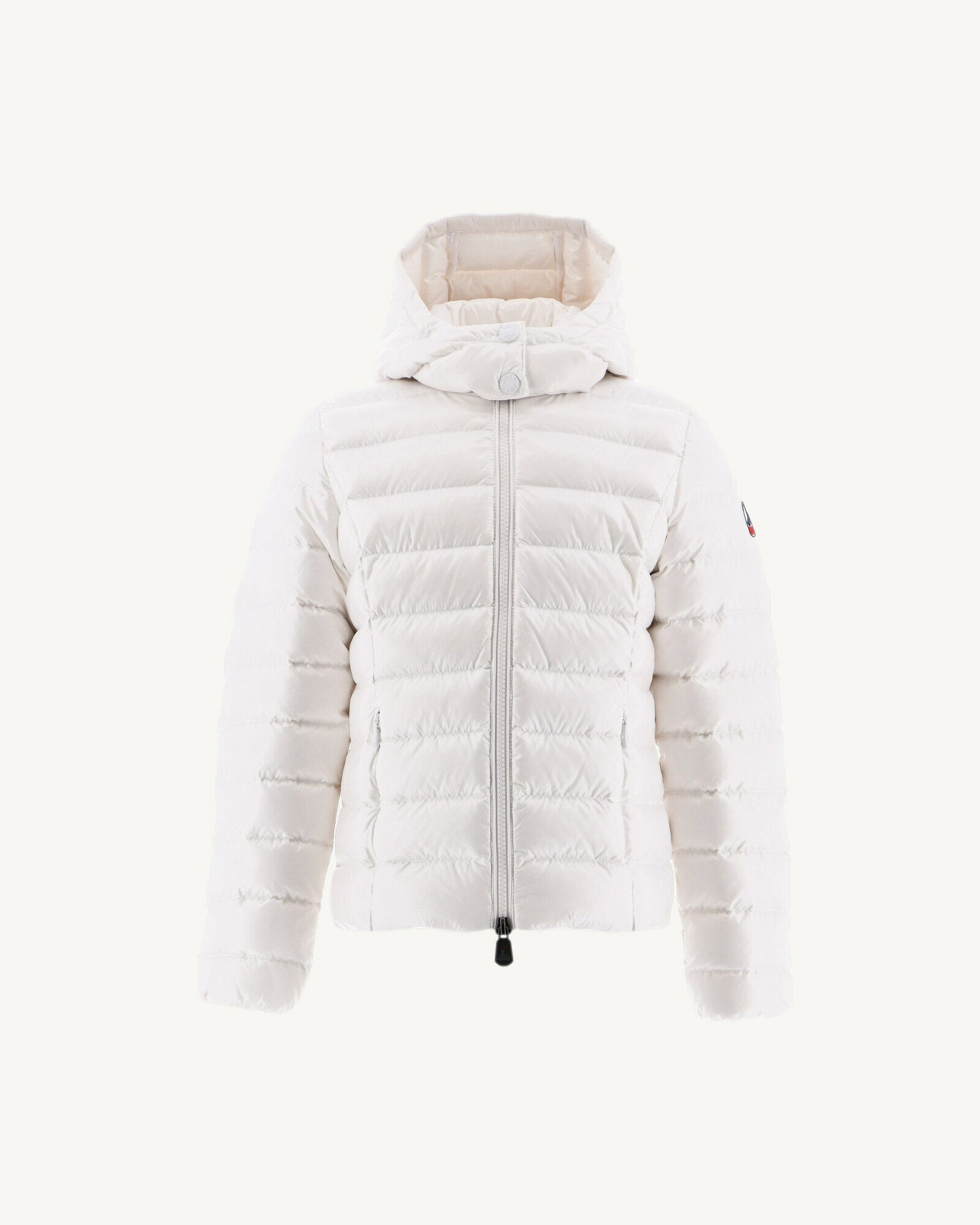 Doudoune laquée à capuche enfant Grand Froid Blanc Opale