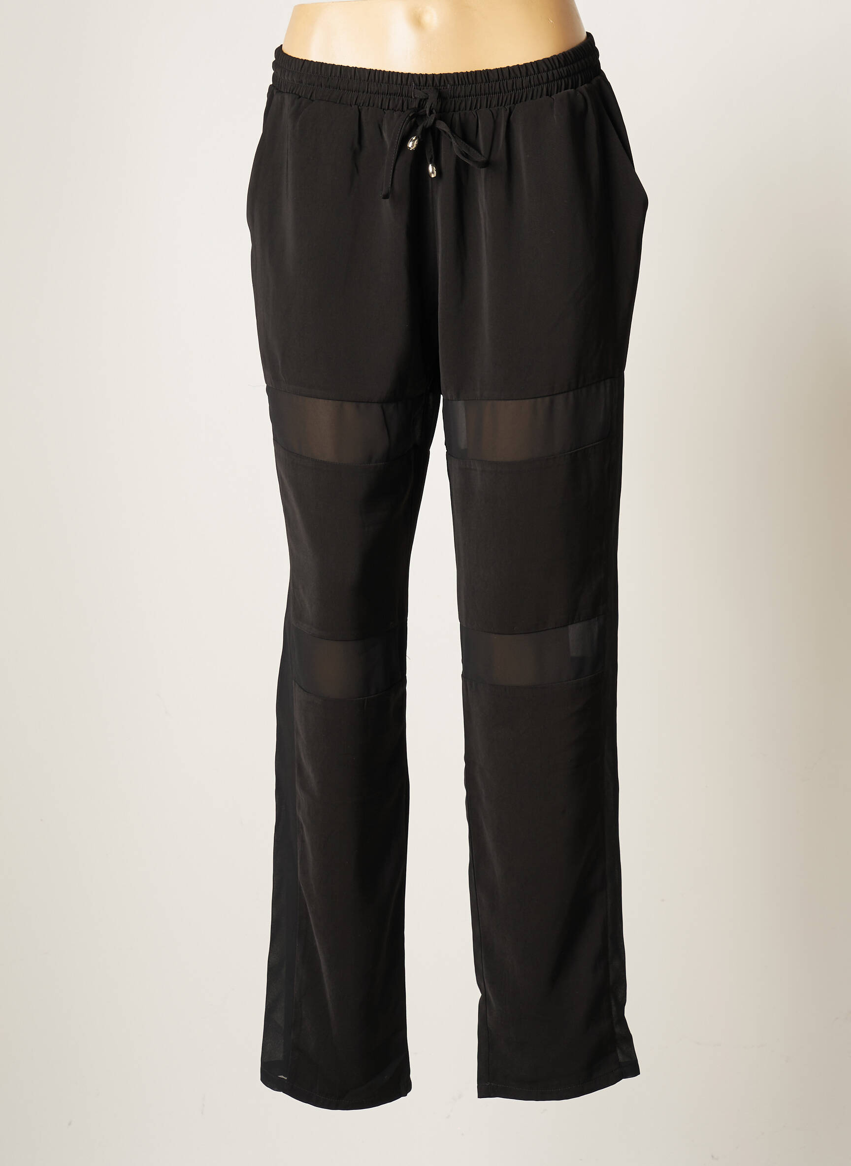 Just Addict Pantalons Droits Femme couleur noir