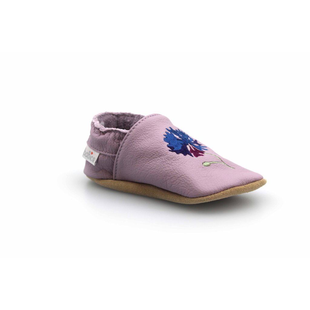 baBice Cornflowers rosa Krabbelschuhe