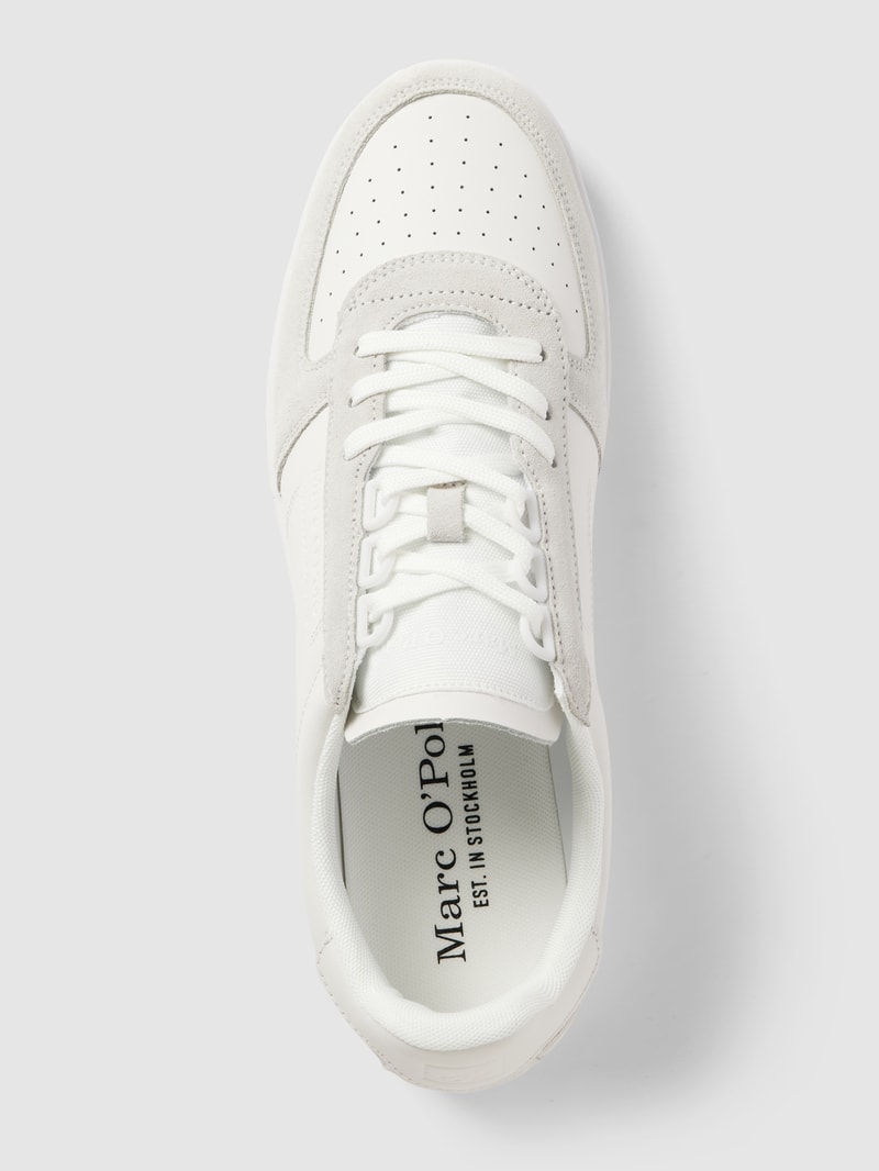 Sneaker aus Leder in weiß