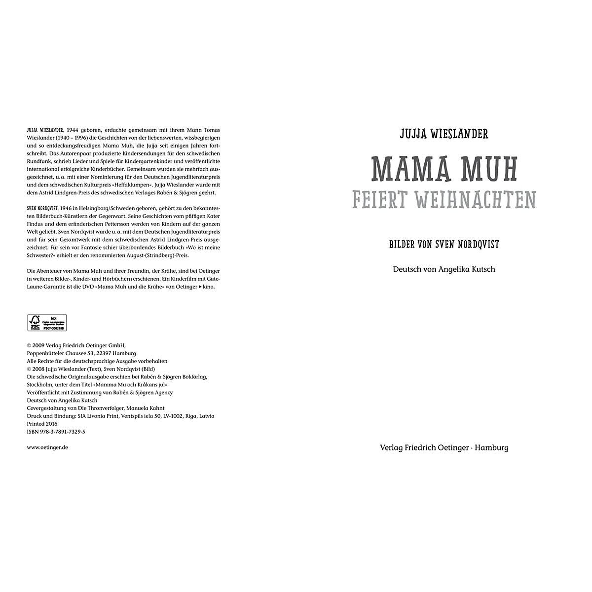 Mama Muh feiert Weihnachten