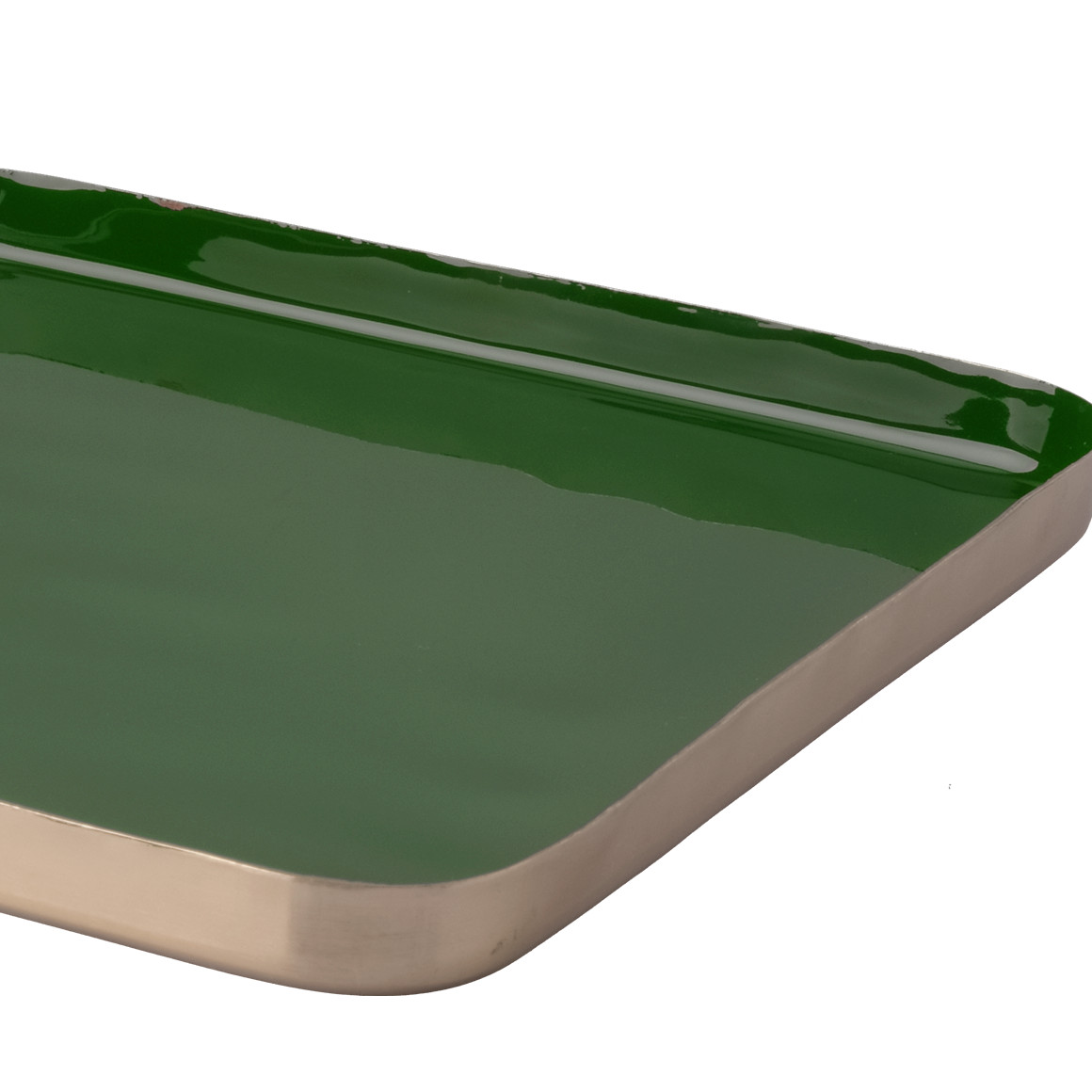 Deko-Tablett in Gold-Optik