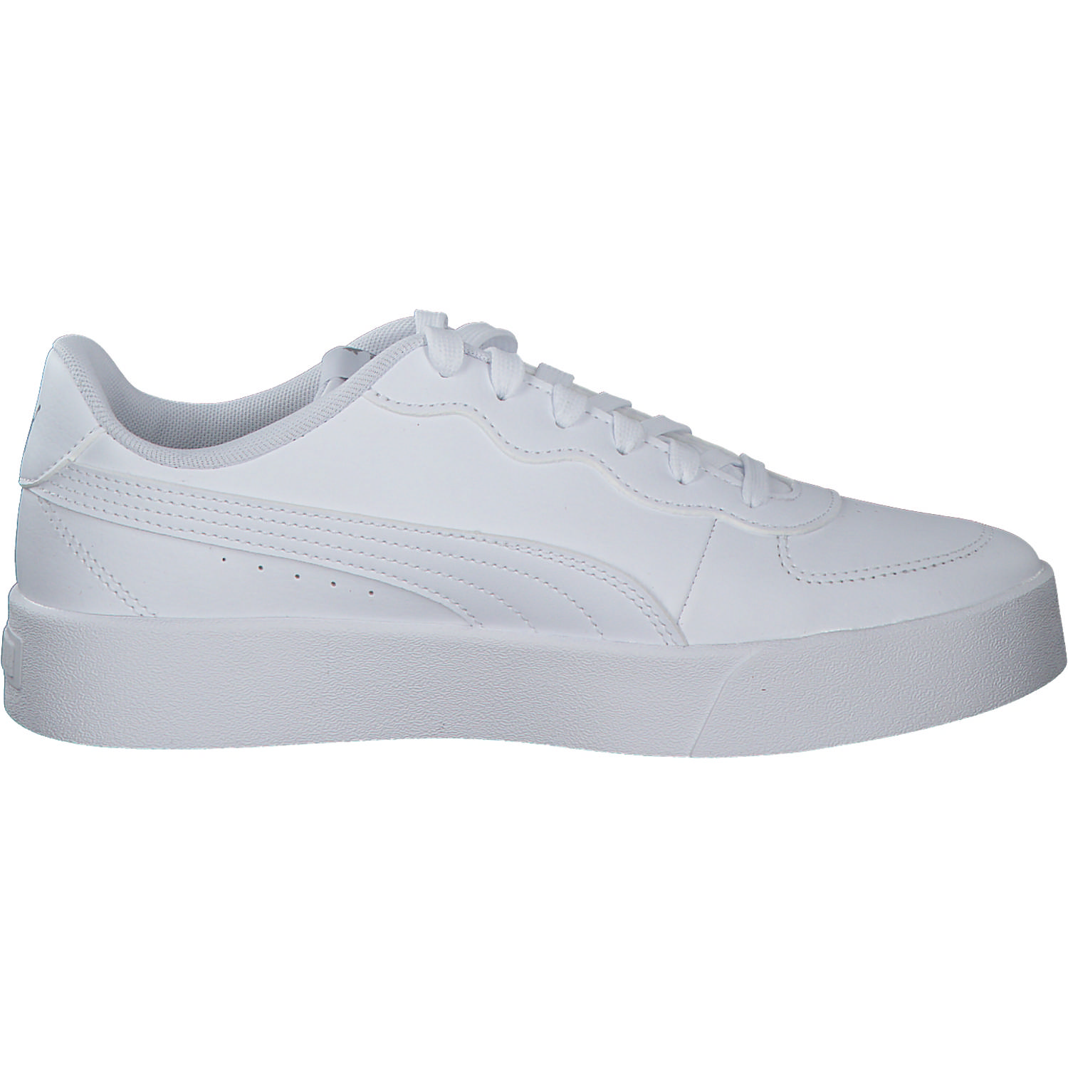 Puma Skye Clean 380147, Sneakers Low, Damen, WHITE-PUMA WHITE-PUMA SIL