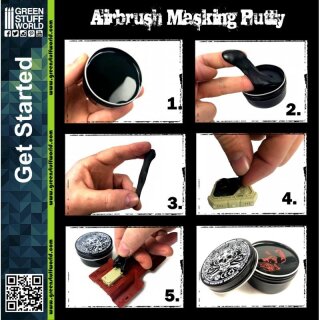 Maskierknete für Airbrush (60 g)