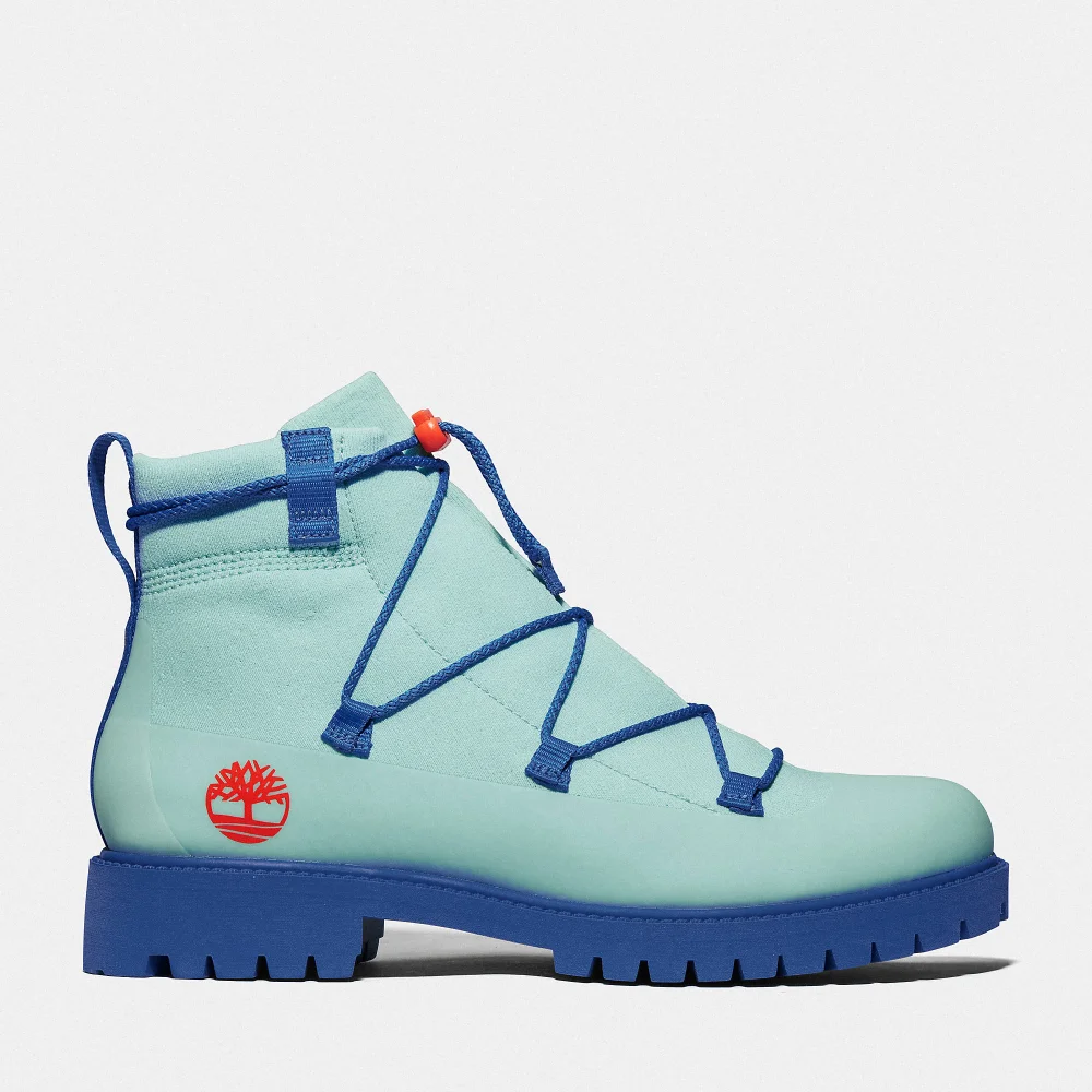 Timberland X Suzanne Oude Hengel Future73 Gestrickter 6 inch boot TB0A67JFS471 / blau