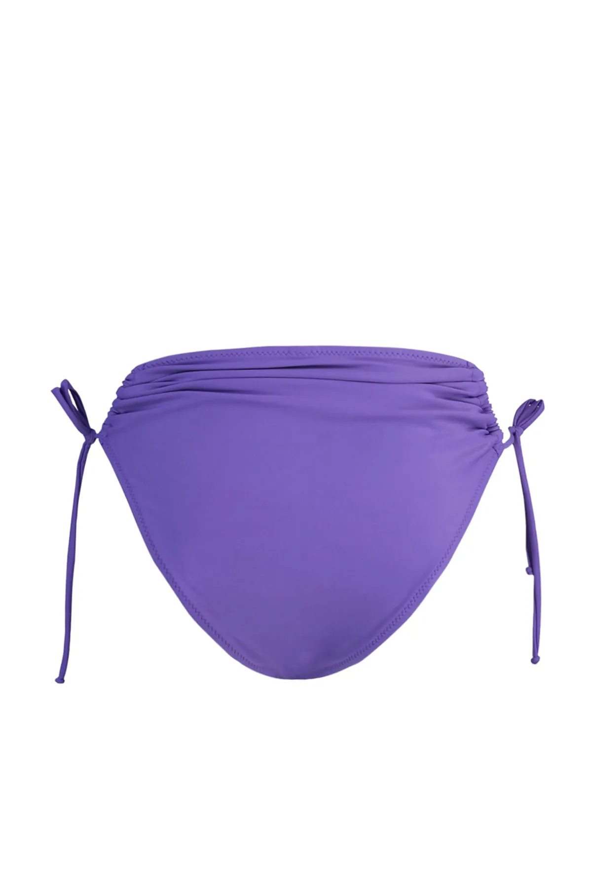 Trendyol Collection  Lila Bikinihose zum Binden mit hoher Taille und normalem Beinverlauf TBESS23BA00018