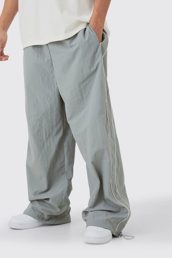 Parachute Hose mit elastischem Bund und Seitenstreifen