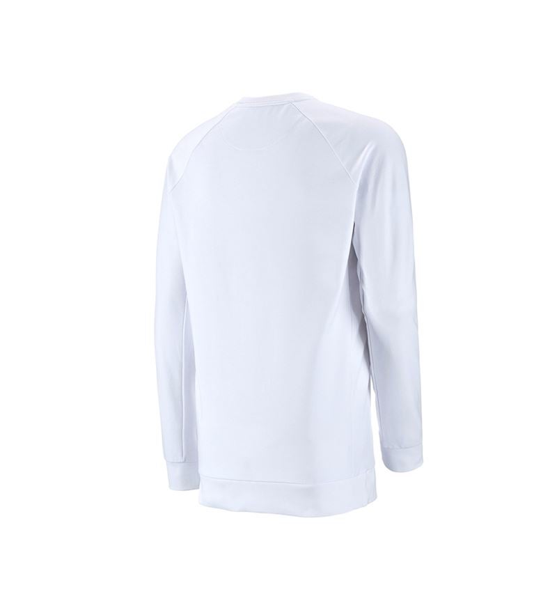 e.s. Sweatshirt cotton stretch, long fit
