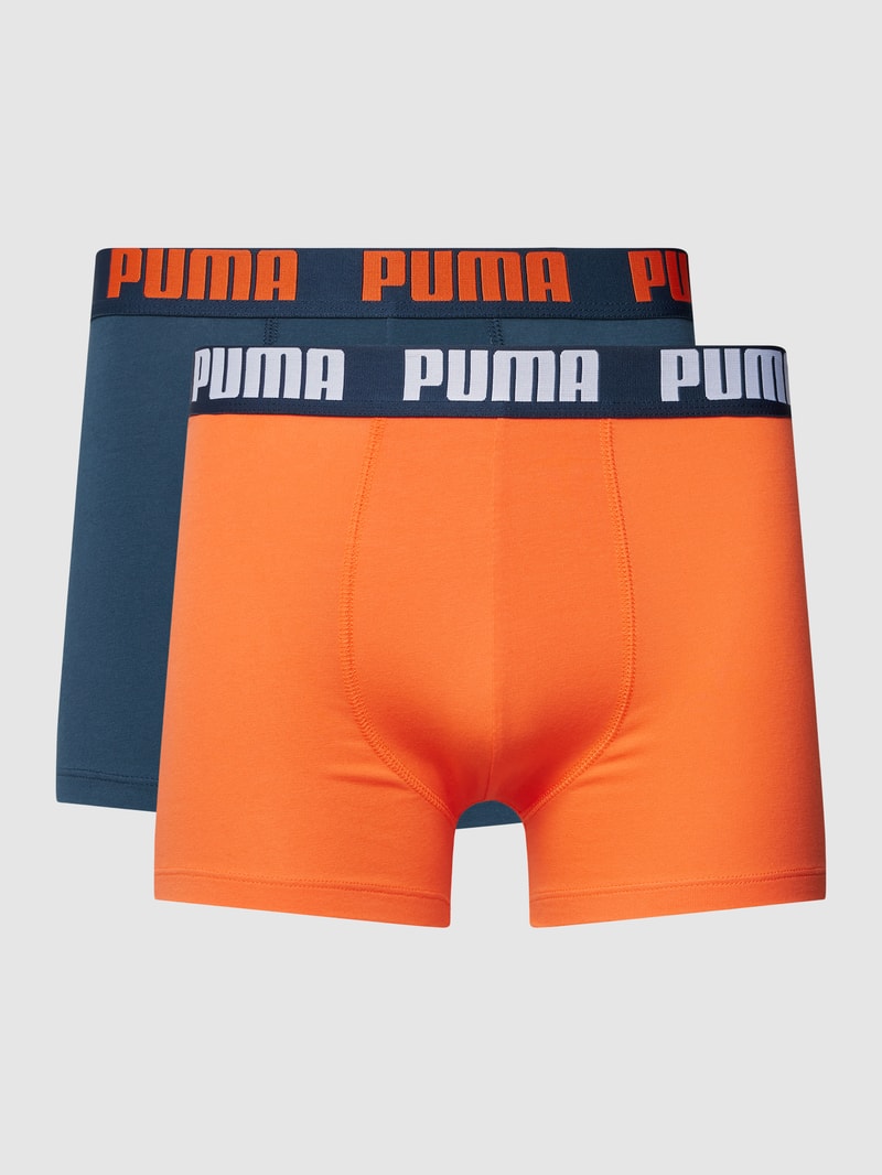 Boxershorts mit elastischem Logo-Bund im 2er-Pack in koralle