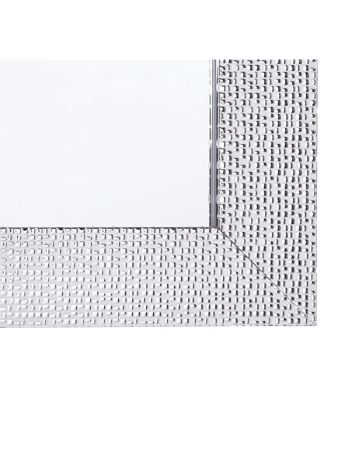 Beliani Wandspiegel MERVENT in Weiß/Silber - (W) 50 x (H) 130 x (L) 2 cm günstig kaufen onesize