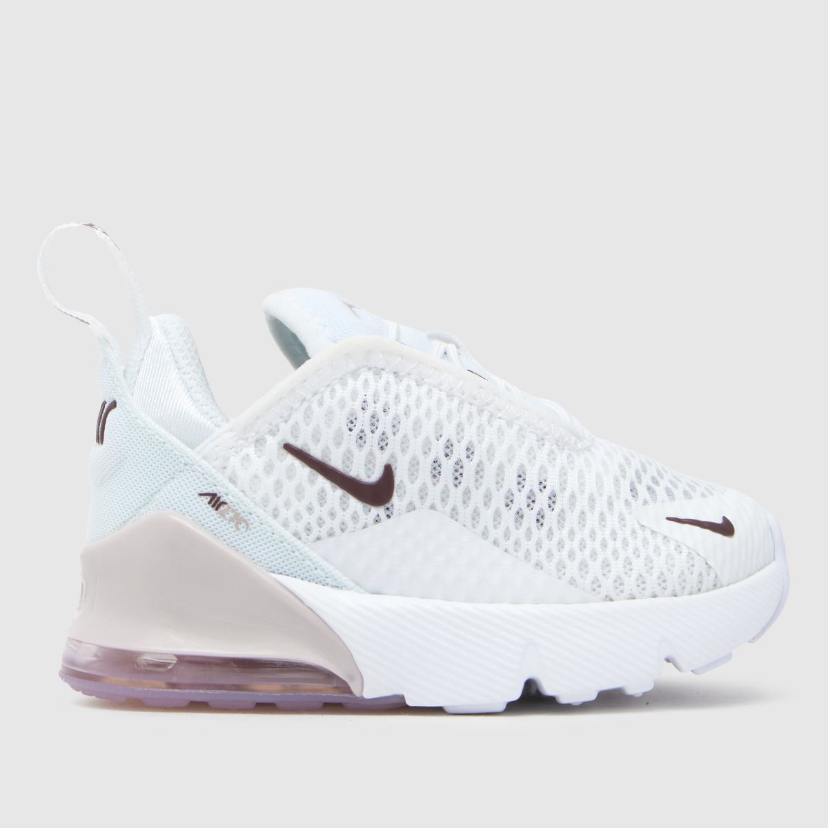 Nike Air Max 270 Lány Utcai Cipő Fehér & Bordó