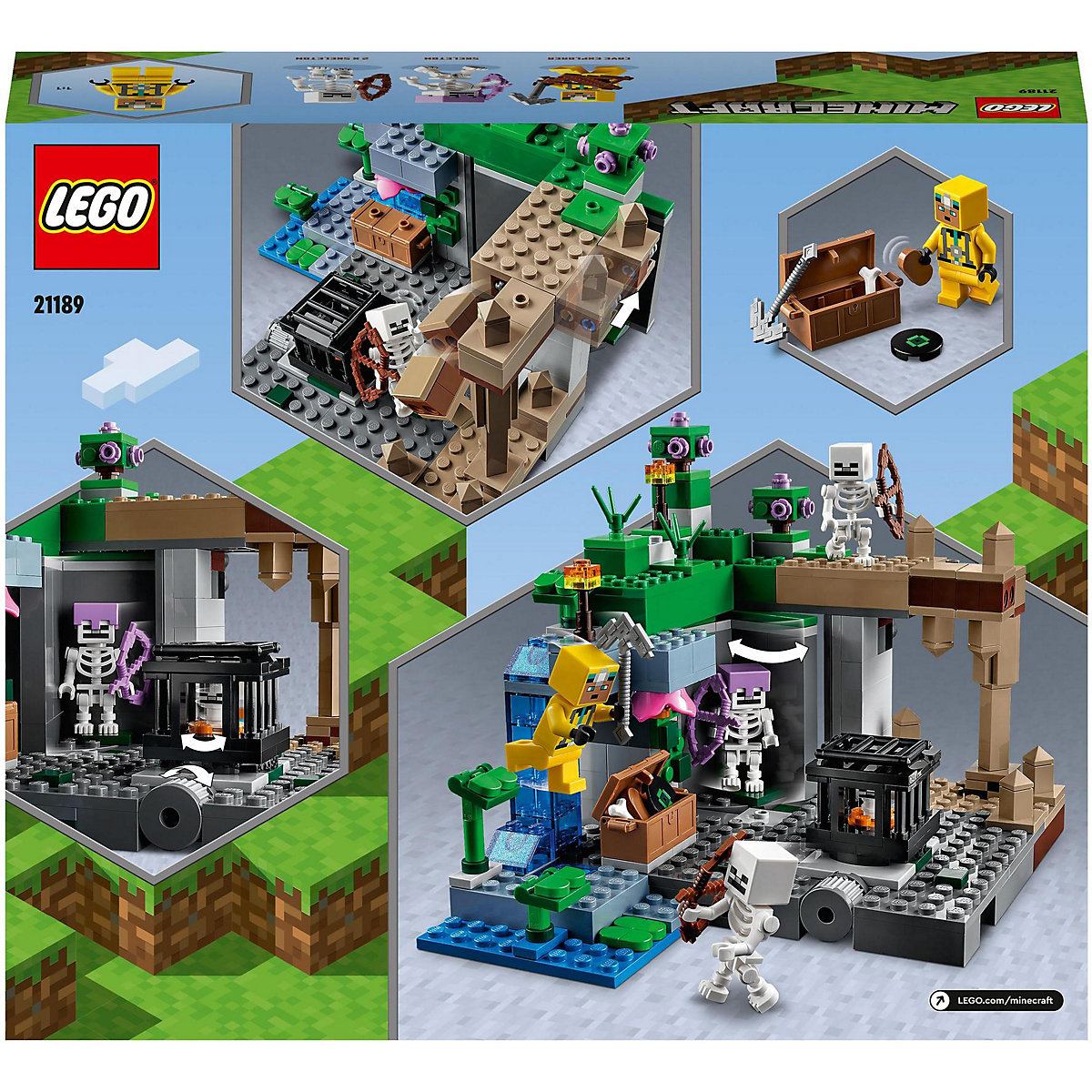LEGO® Minecraft 21189 Das Skelettverlies