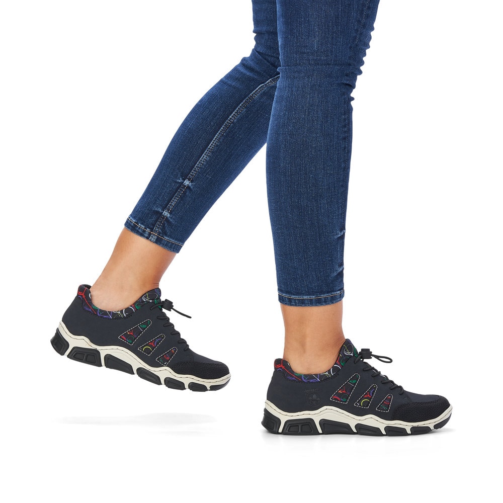 Rieker Damen Slipper marineblau