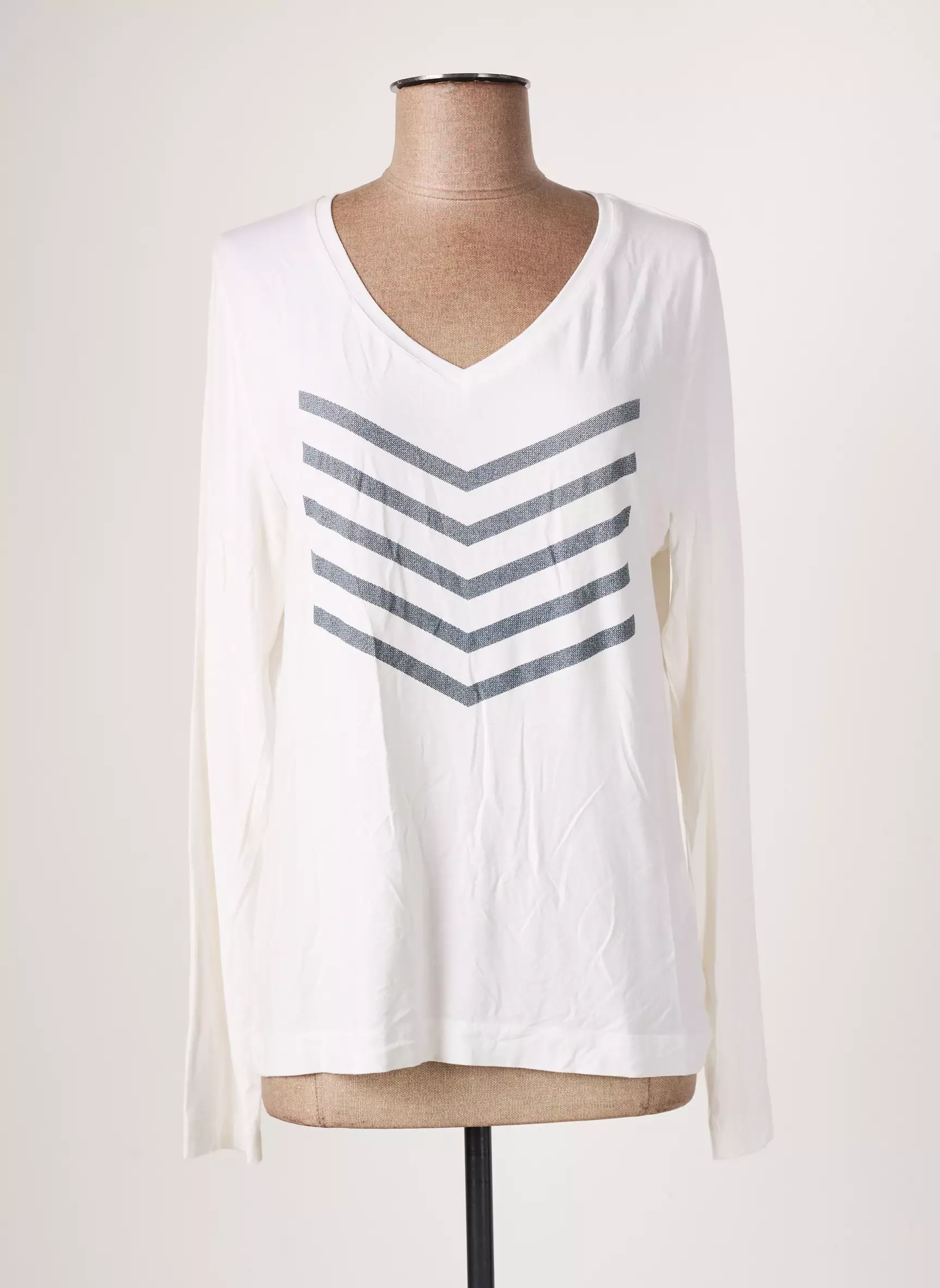 Hbt Tshirts Femme couleur beige