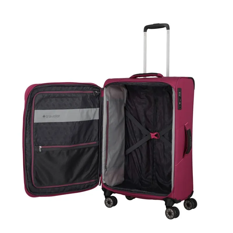 Travelite SKAII Trolley 4 Rollen M - Abendrot