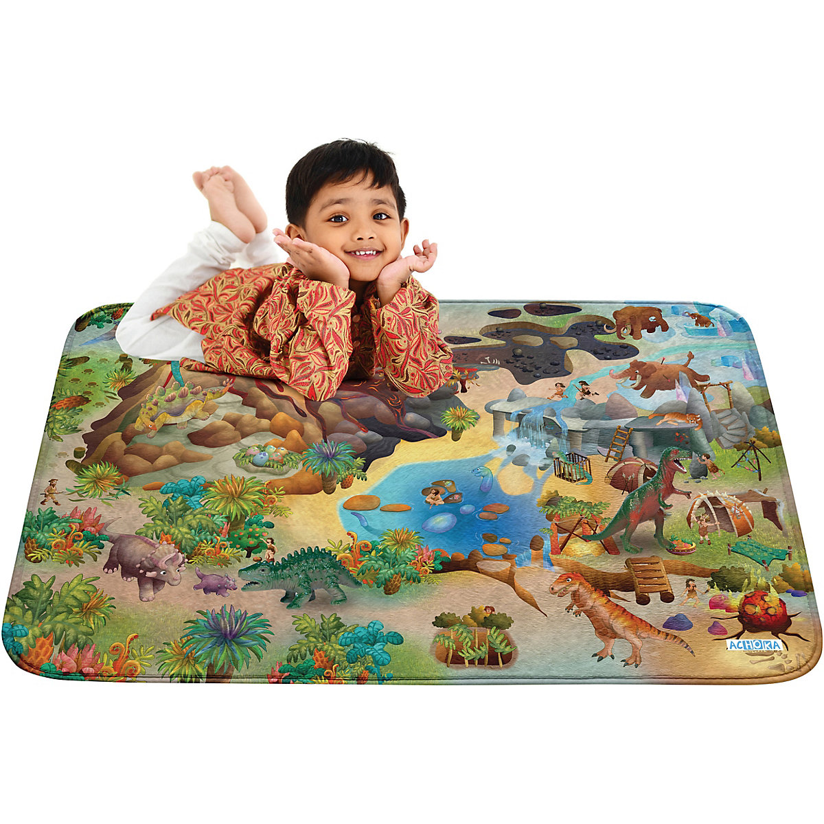 Ultrasoft Spielteppich Dinos, 100 x 150 cm