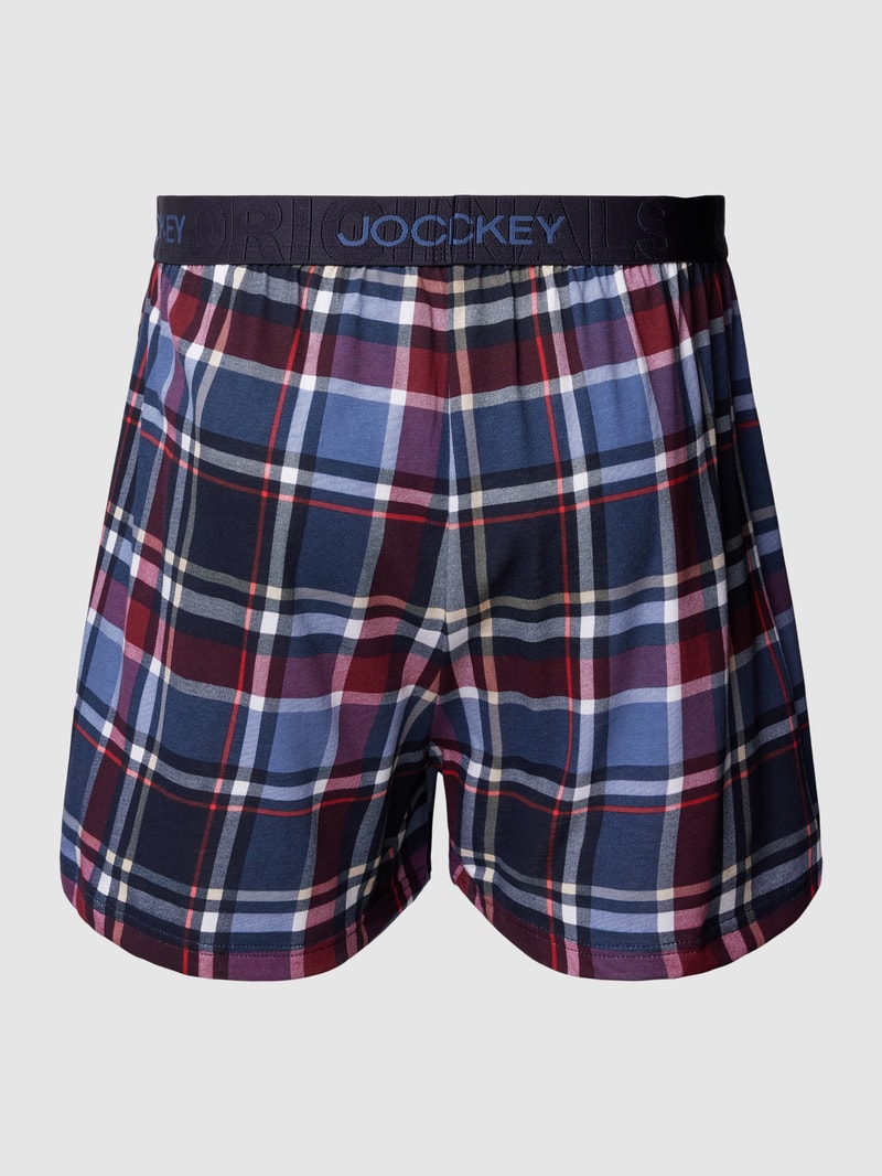Boxershorts mit Label-Print im 2er-Pack in rot