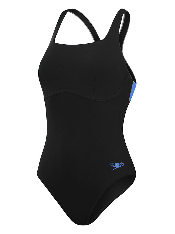 Speedo Badeanzug in Blau/ Schwarz günstig kaufen
