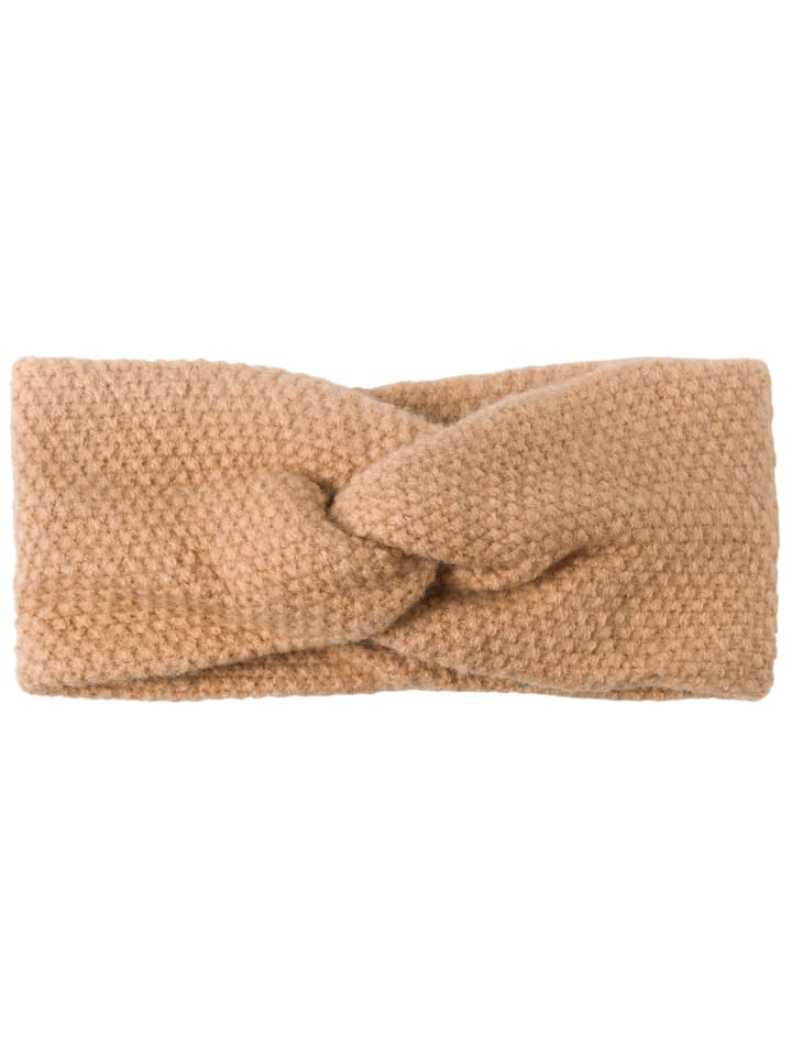 styleBREAKER Strick Stirnband in Hellbraun günstig kaufen onesize
