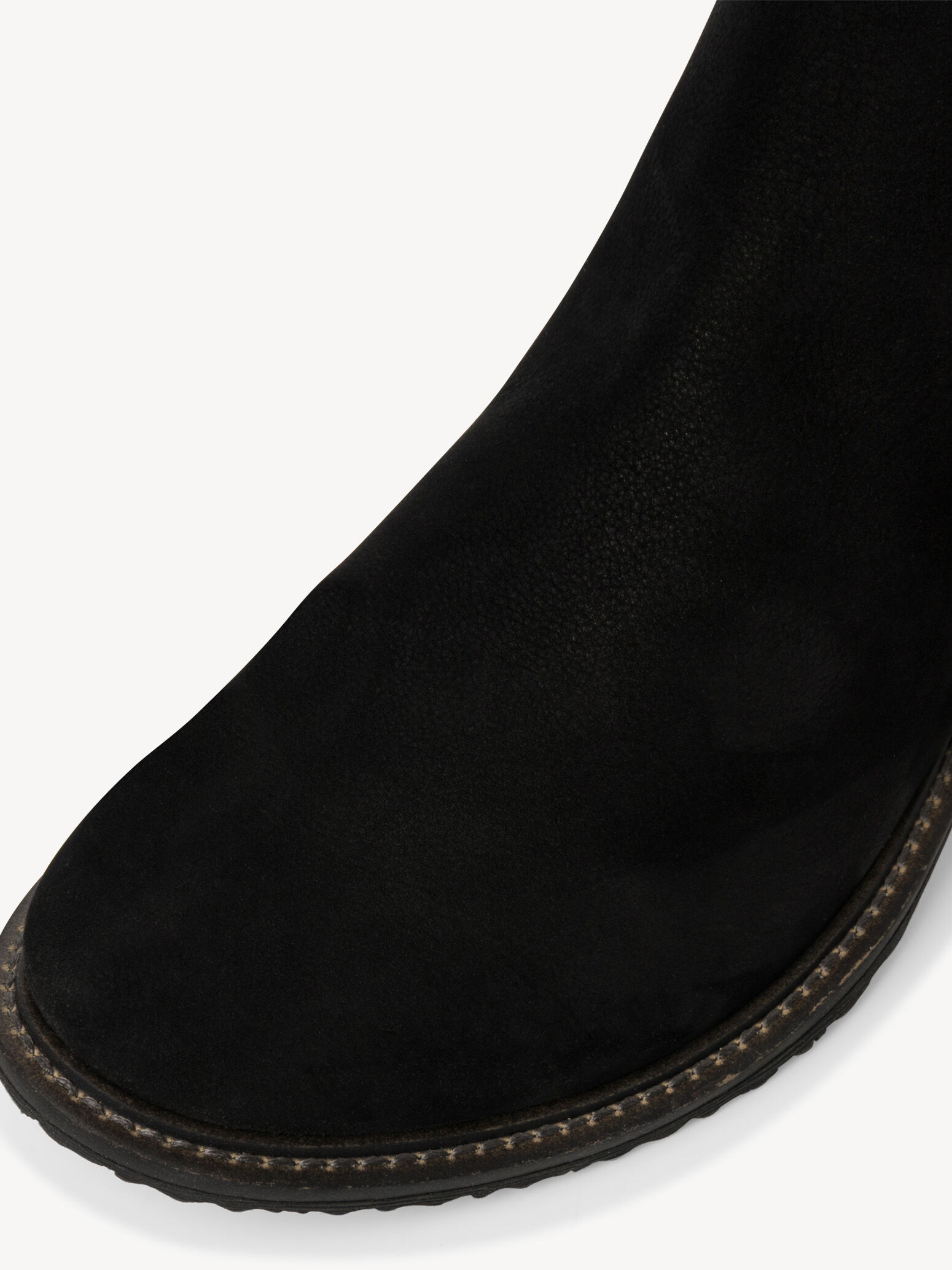 Bottine Chelsea en cuir - noir