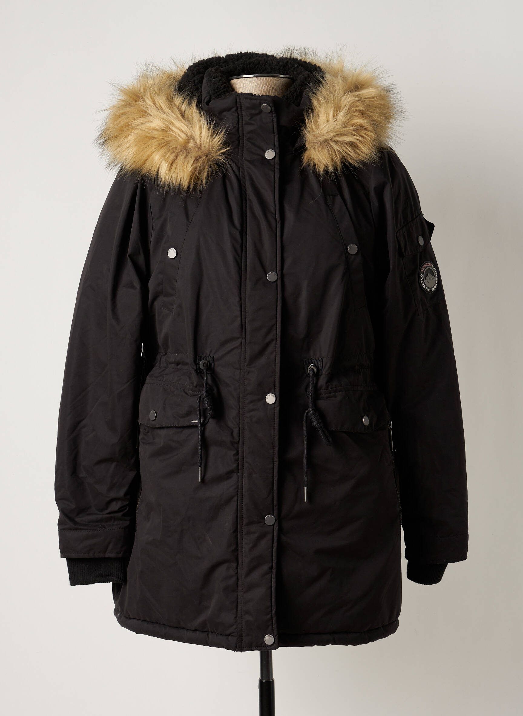 Superdry Parkas Femme couleur noir
