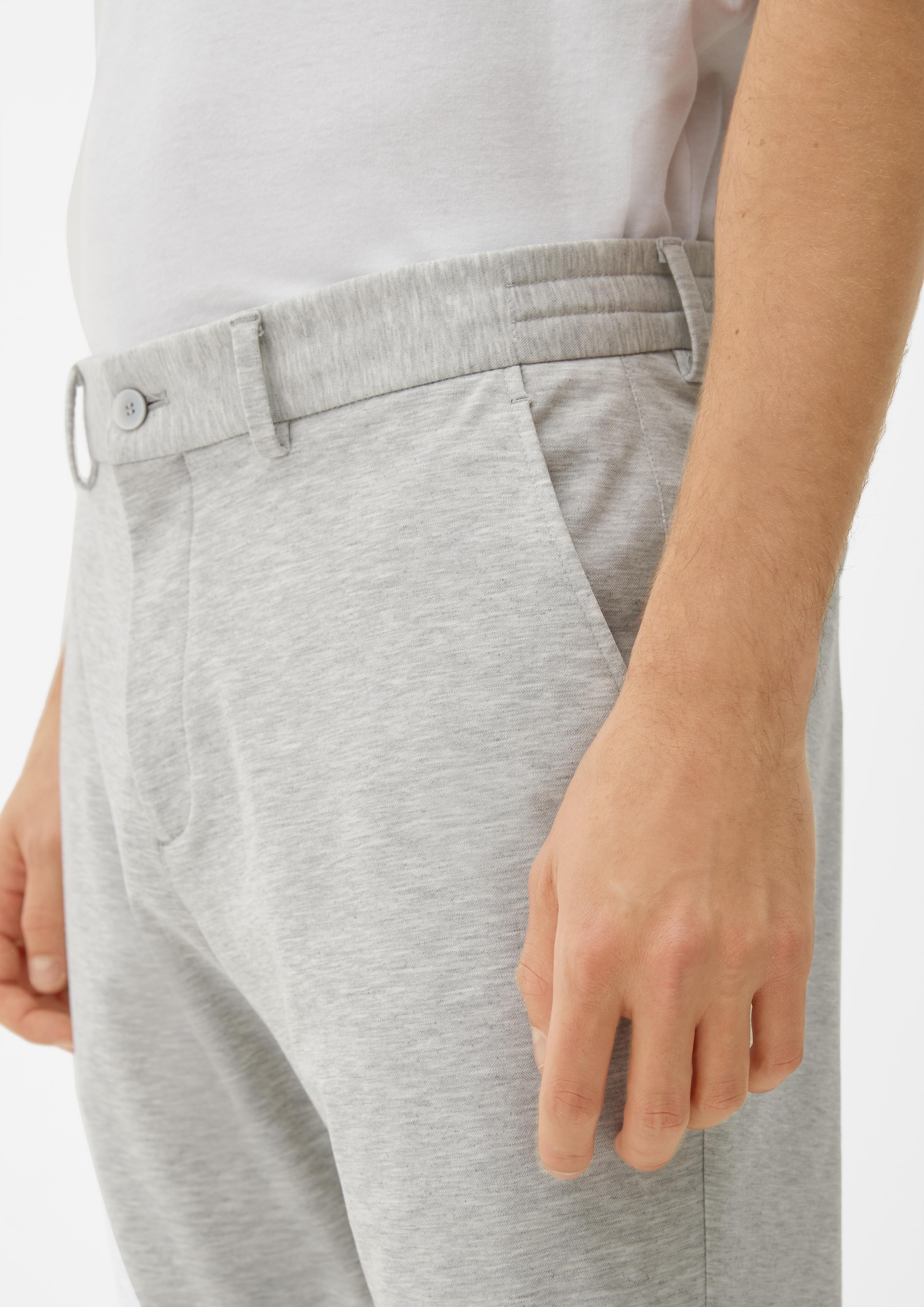 Slim: Joggsuit-Hose aus Stretch-Jersey  2130160-91W2