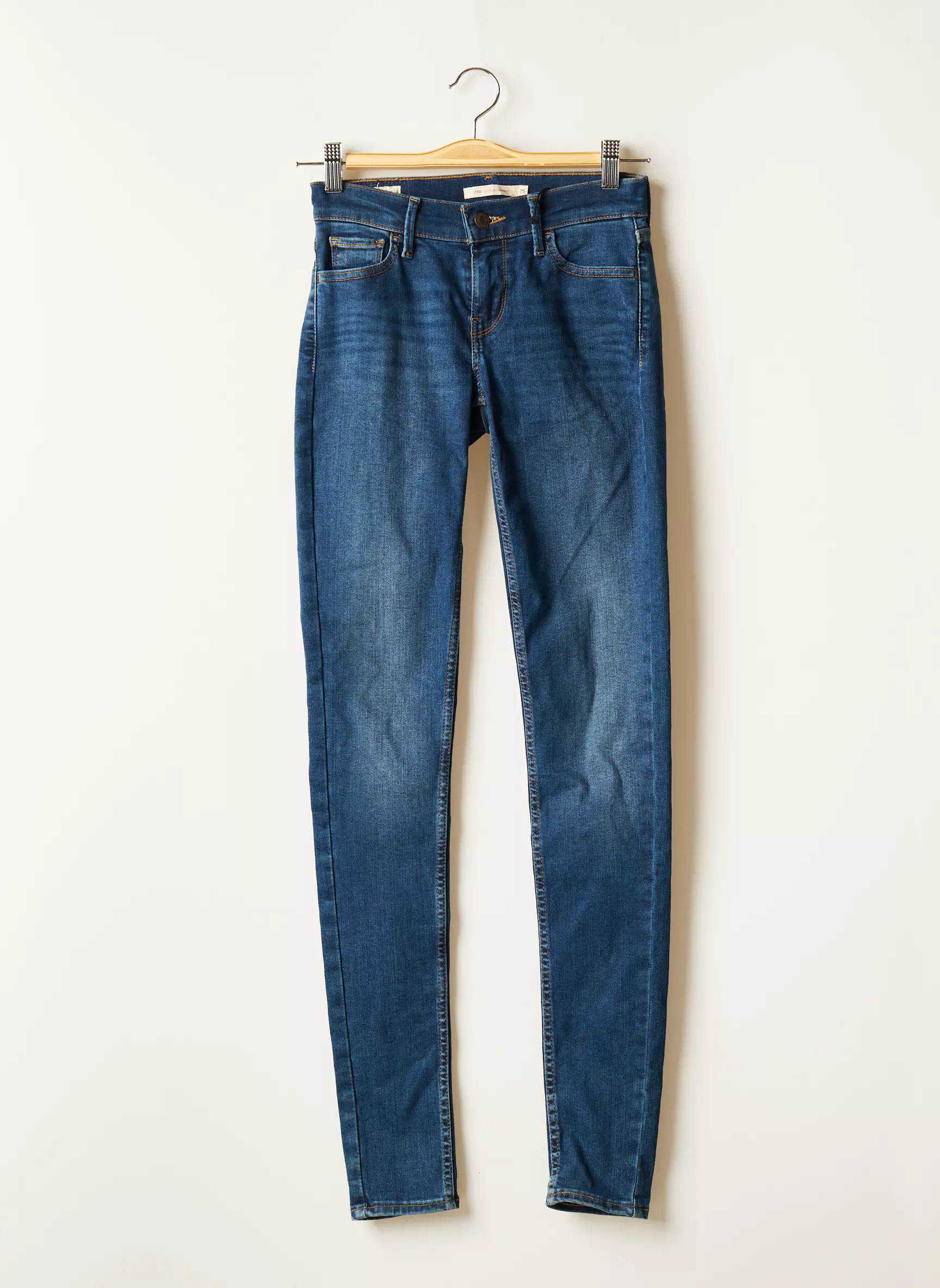 Levis Jeans Skinny Femme couleur bleu