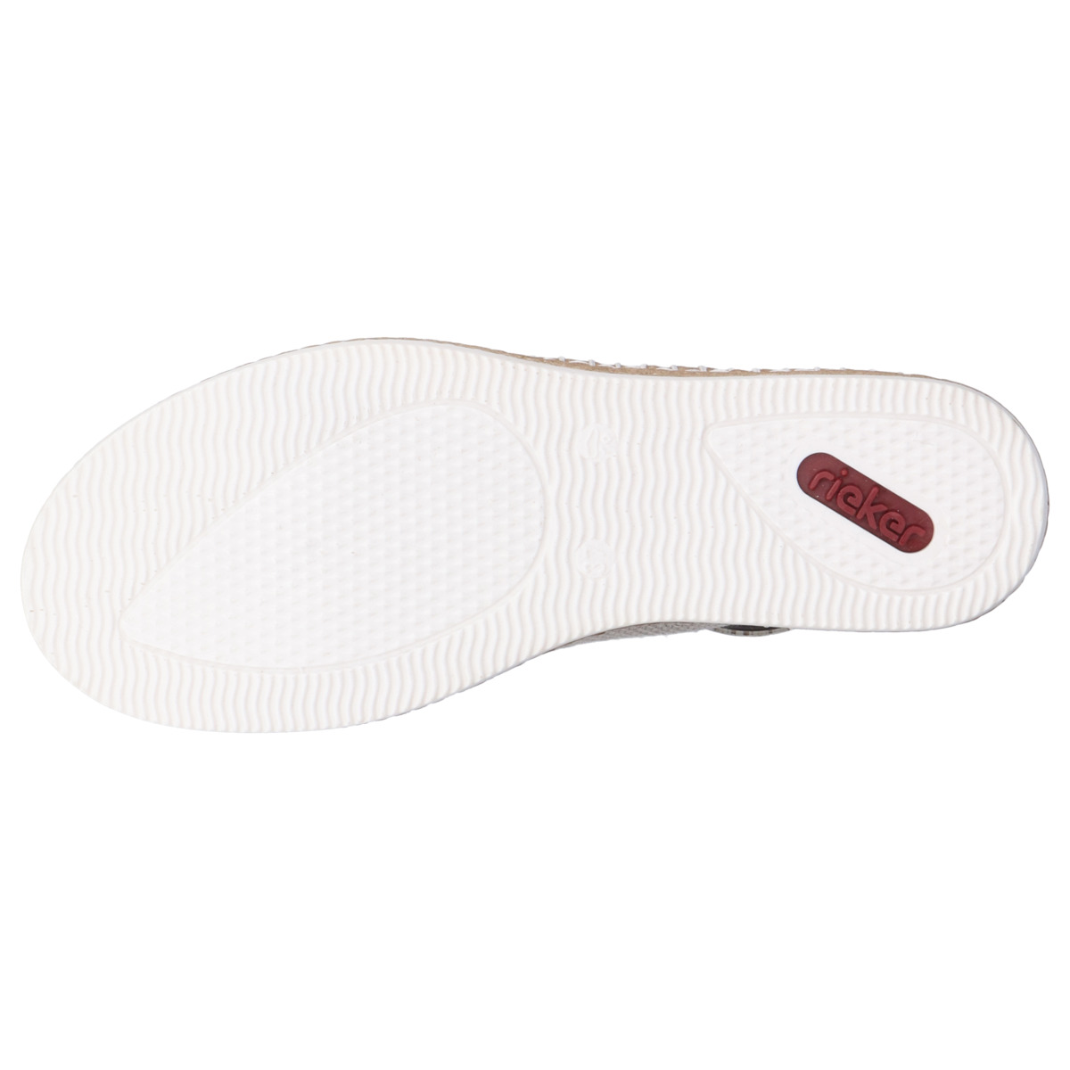 Rieker L7853 Slipper hellgrau