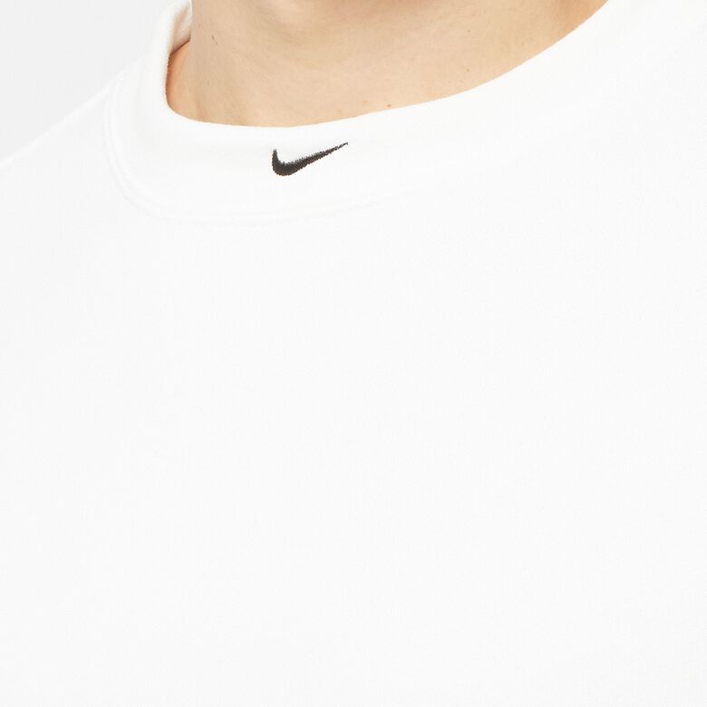 NIKE Sportswear Circa French Terry Shortsleeve Top white/black