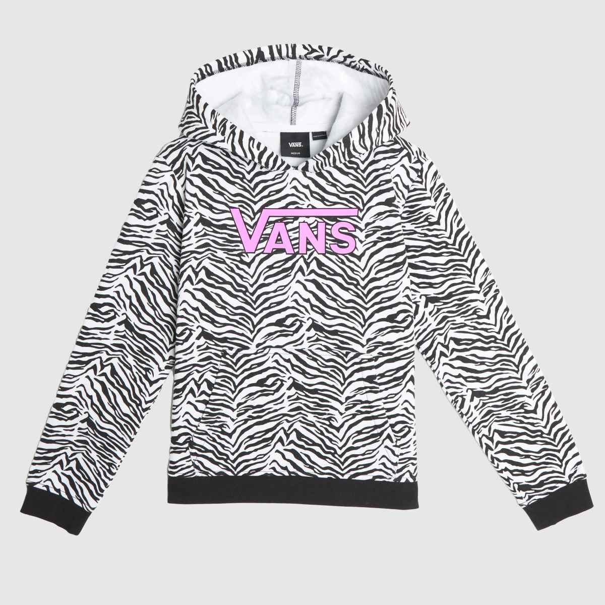 Vans – Barn – Zebra Daze – Vit och svart huvtröja
