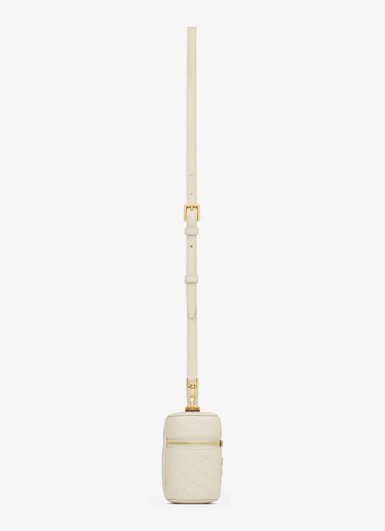 Geantă mini Gaby Vanity din piele de miel de la Saint Laurent