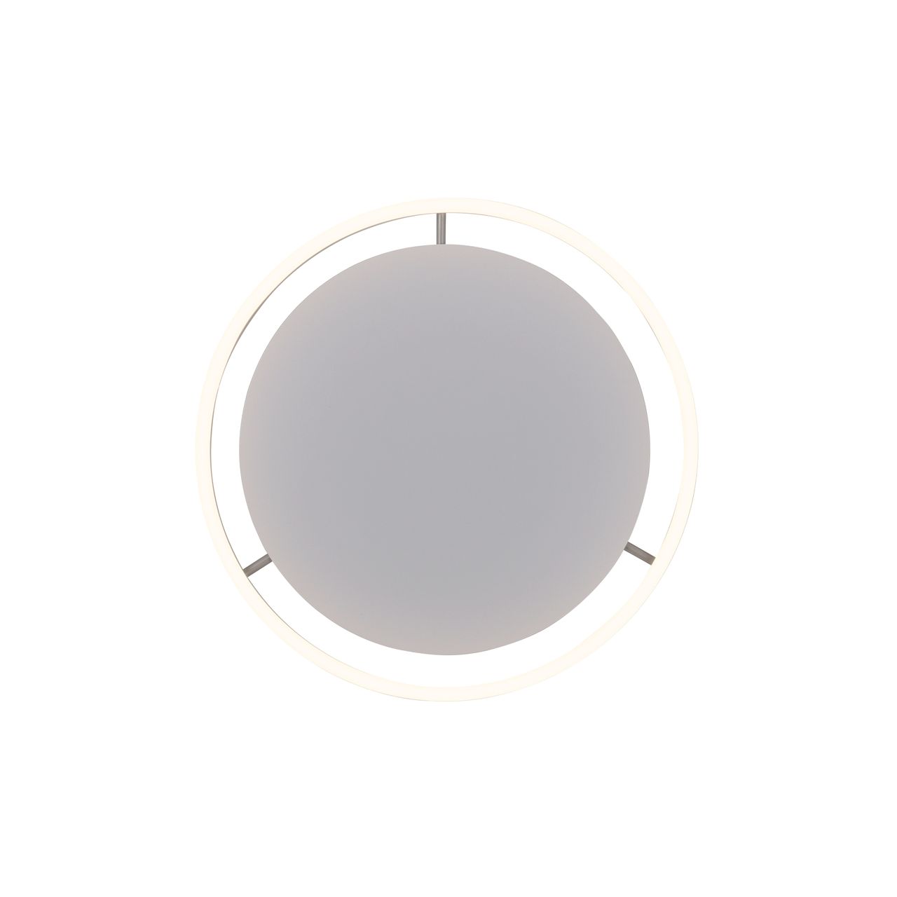 JUST LIGHT LeuchtenDirekt LED Deckenleuchte RITUS, rund, 3-Stufen Dimmer, 3000Kelvin,  Innenleuchte, IP20