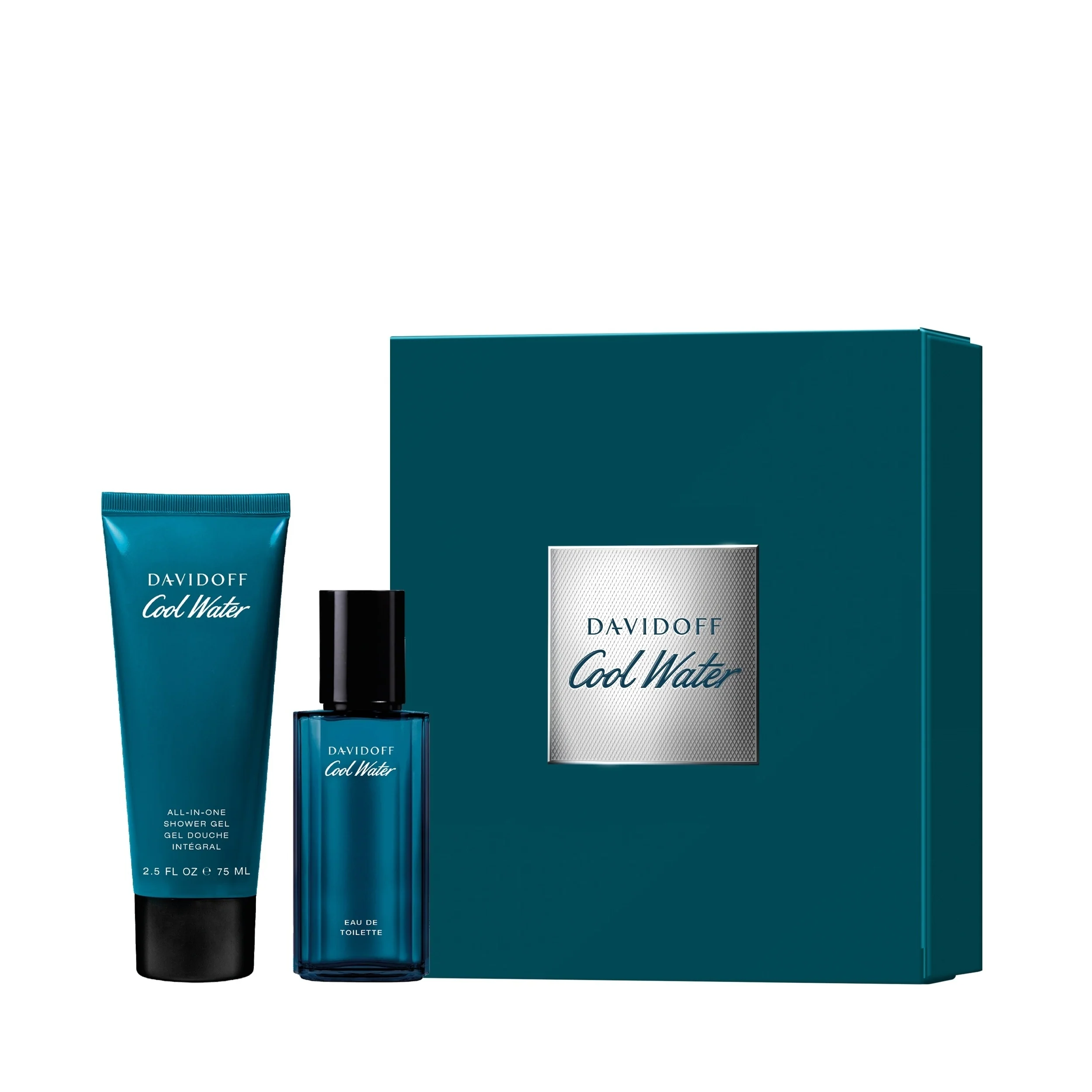 Cool Water GAVEÆSKE Davidoff Cool Water - Gavesæt til mænd, Eau de Toilette