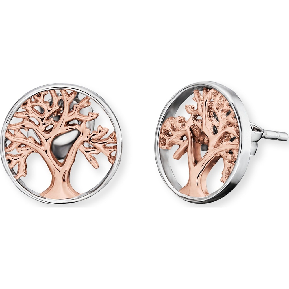 Engelsrufer Boucles d'oreilles à fermoir à poussette 925 Argent rhodié Boucles d'oreilles