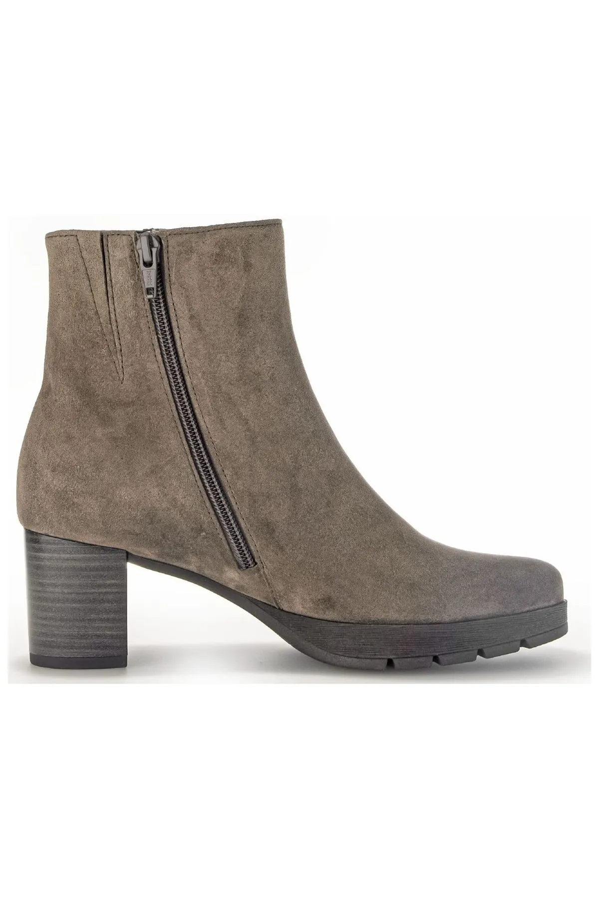 GABOR  Stiefelette - Braun - Blockabsatz