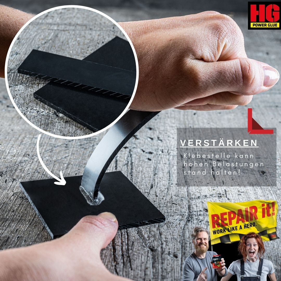 Schweißnaht aus der Flasche HG Power Glue, 5g + 10g - ATU