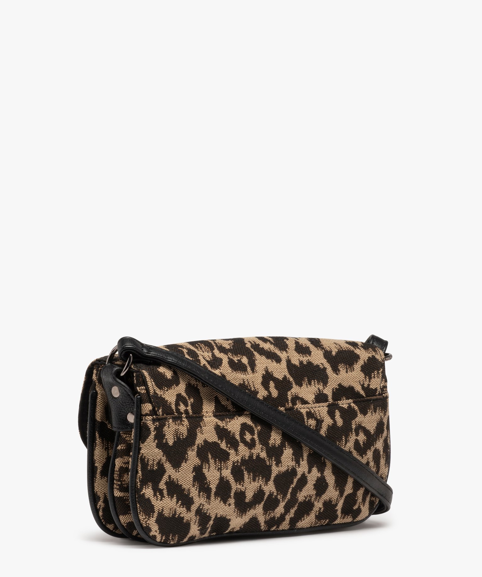 Sac besace compact à bandoulière réglable femme noir | GEMO