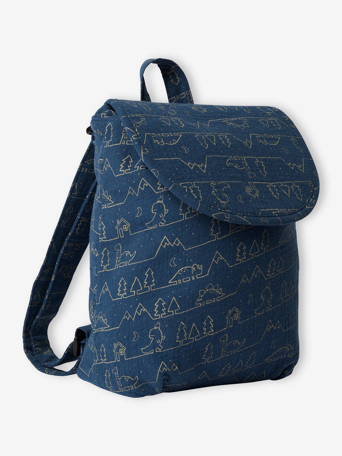 Vertbaudet Kinder Dino-Tasche, personalisierbar - nachtblau