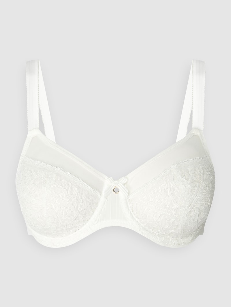 Bügel-BH aus floraler Spitze in offwhite