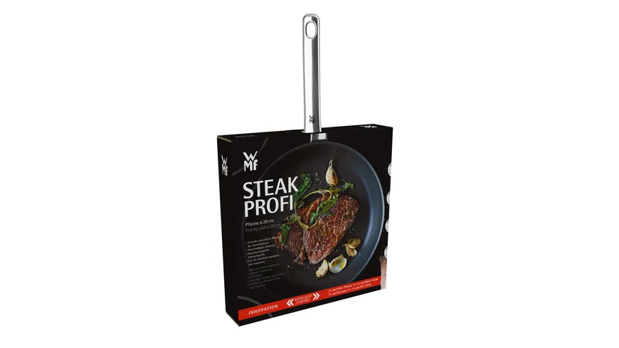 WMF Pfanne Steak Profi Ø 28cm Schwarz