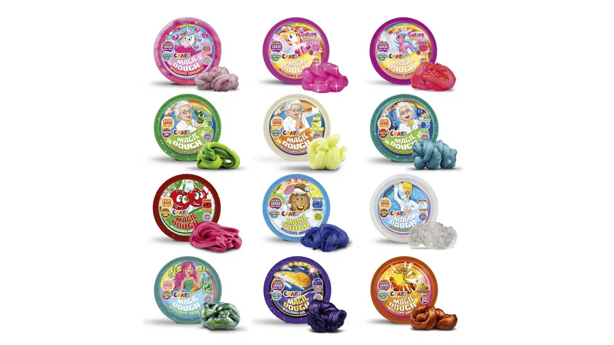 CRAZE - MAGIC DOUGH Intelligente Superknete 15g, sortiert 15 g