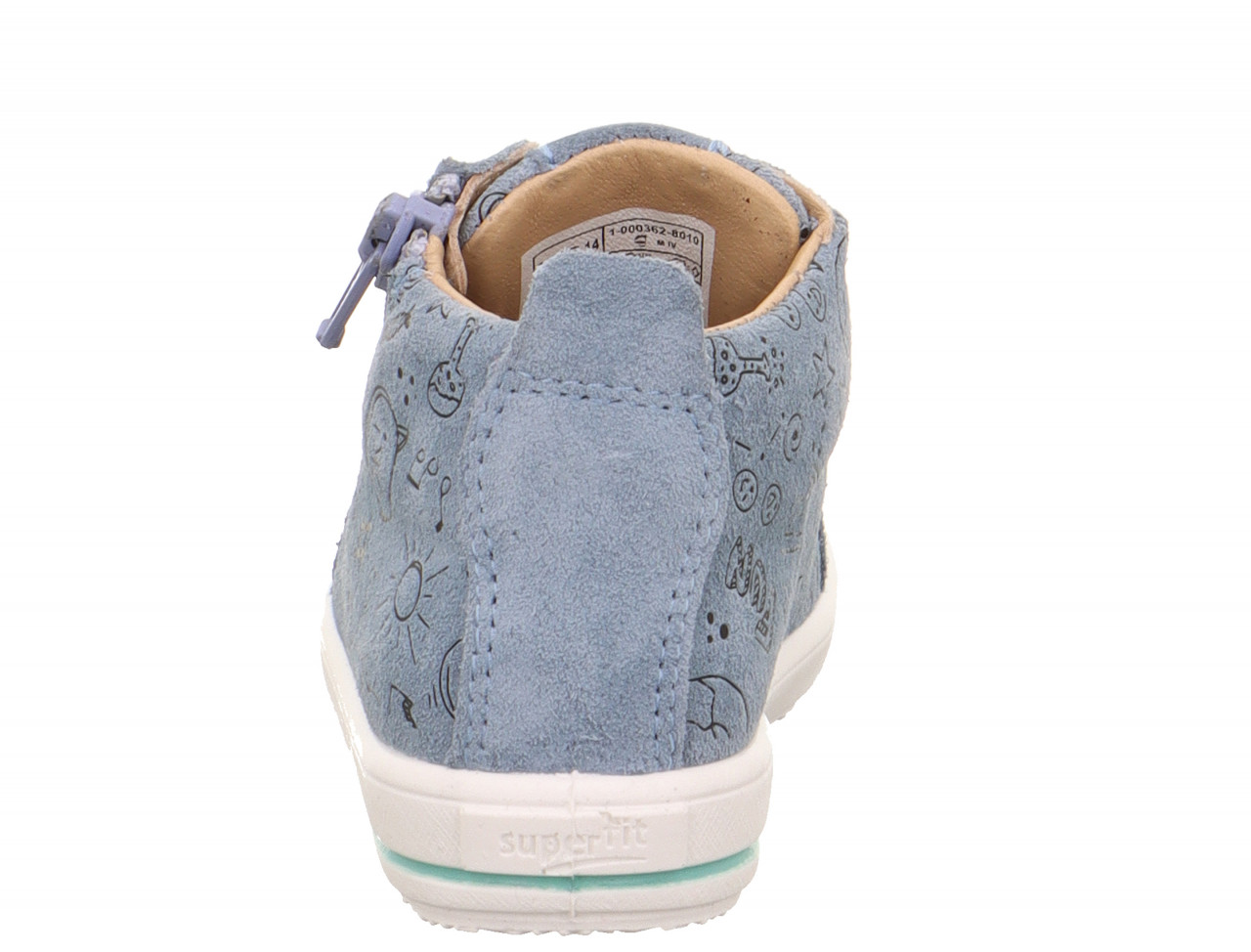 MOPPY - Blau/WeissSneaker low mit Reißverschluss