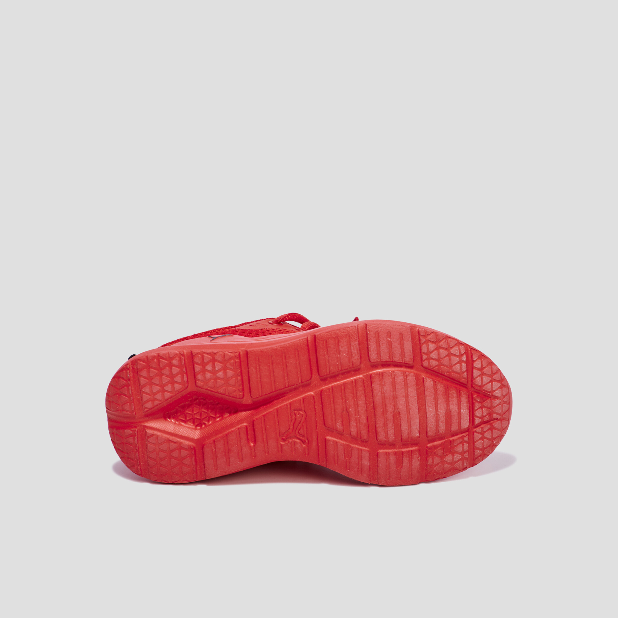 Baskets running à lacets Puma Wired Run rouge garçon | La Halle