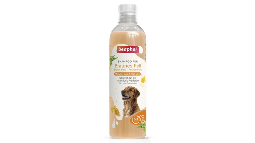 beaphar Hunde-Shampoo für braunes Fell 250 ml