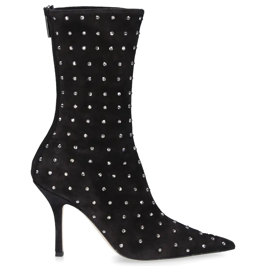 Paris Texas - Stiefeletten HOLLY MAMA Veloursleder - schwarz