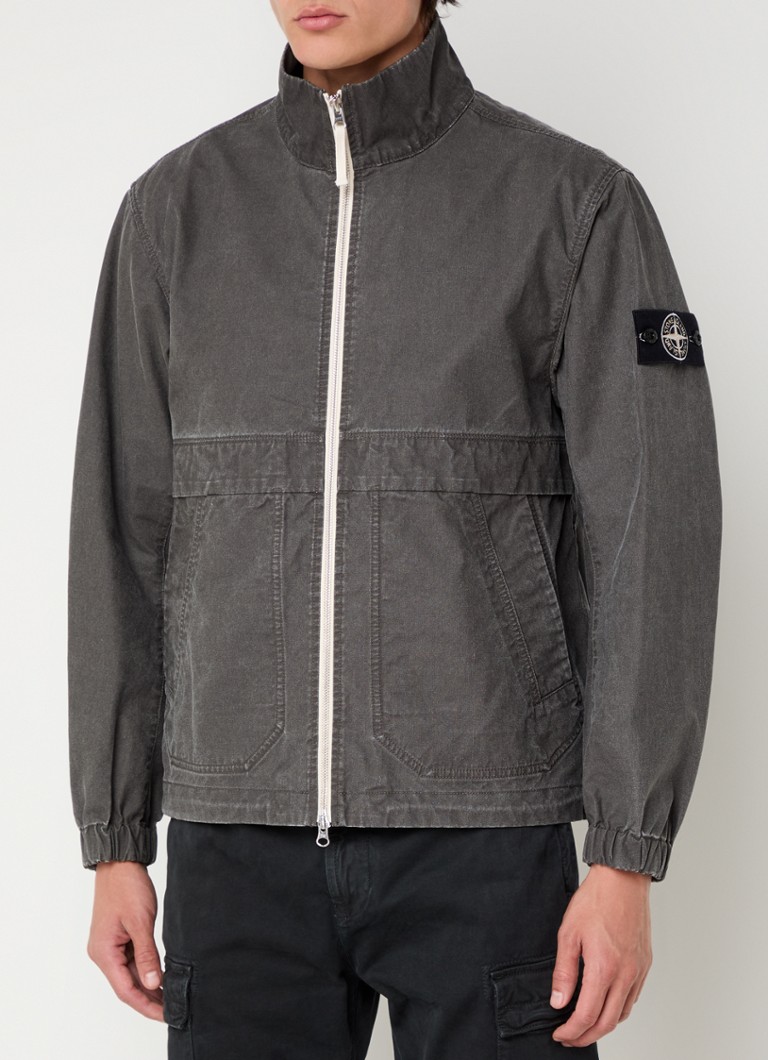 Μπουφάν Stone Island 460T1 με καπιτονέ τσέπες και λογότυπο